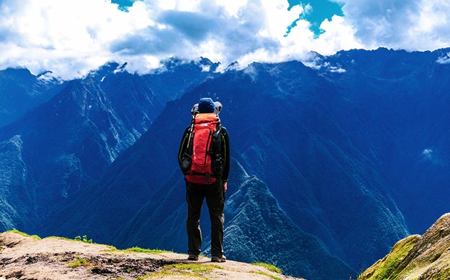 classic Inca trail camping