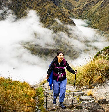 classic Inca trail camping