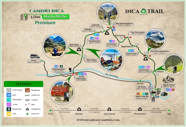 Camino Inca de 5 Dias Premium