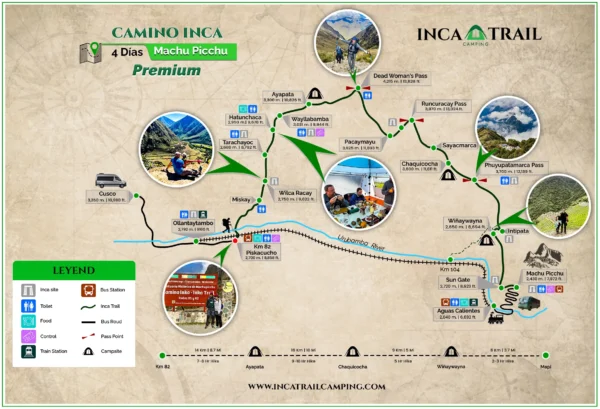 Classic Inca Trail 4 Day Premium
